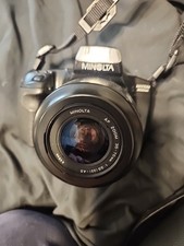 Konica Minolta Maxxum 300SI 35mm Camera With Case And Batteries Tested