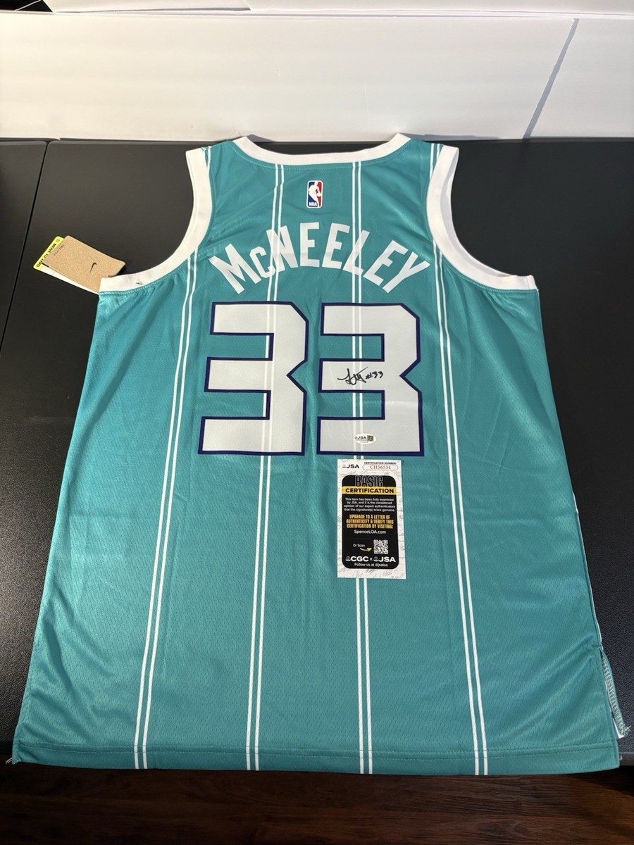 Liam McNeeley Signed Autographed Charlotte Hornets Jersey Jsa Coa
