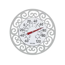  Decorative Magnetic Screen Thermometer, 5 Inch, Wireless Thermometer with 