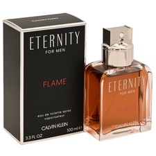 Eternity Flame By Calvin Klein Cologne For Men Edt 3.3 3.4 Oz New In Box
