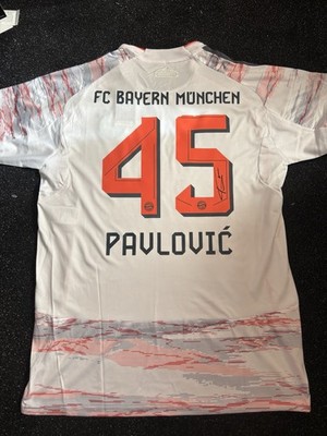 Pavlovic signiertes Bayern München Trikot mit COA Deutschland