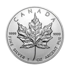2012 Canadian Silver Maple Leaf 1 oz — photo from another recent sale