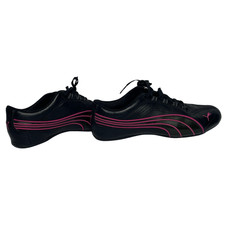 Puma Speedcat Womens Sneakers Black Pink Leather Motorsports Shoes Size 7 Lifest