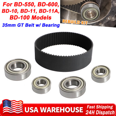 35mm GT Belt w/ Bearing Kit For BD550 BD600 BD10 BD11 BD11a BD100 Cool Charger