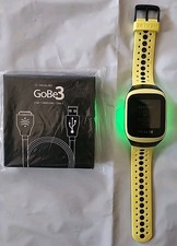 HEALBE GoBe3 Smart Band Yellow Jack Band, Charging Cable, Works, Untested 