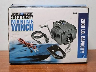 2000 lb Marine Electric Winch Waterproof Boat Trailer ATV UTV Utility 12V