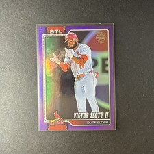 2026 Topps Series 1 Victor Scott II #221 Purple Parallel Cardinals /250