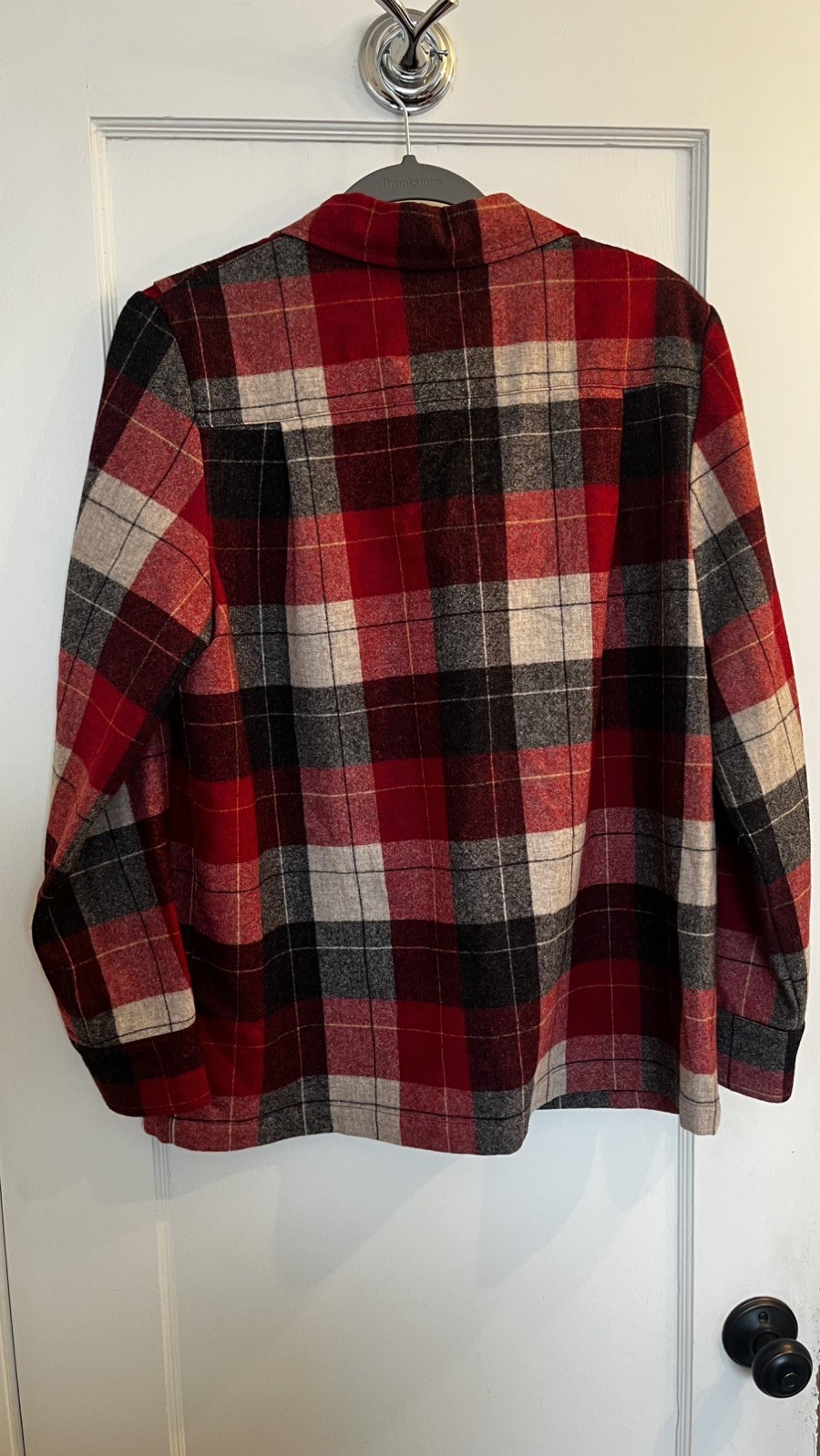 Classic Pendleton Red Plaid Wool Jacket Women’s  … - image 4
