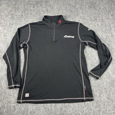 Ariat FR Work Tek Baselayer Shirt Mens Large Black 1/4 Zip Polartec Arc Rated