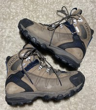 Oboz Bridger Mid B Dry Waterproof Men's Hiking Boots Tan Leather, Size 10.5