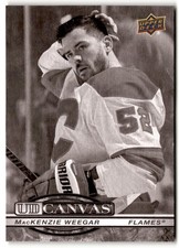 MacKenzie Weegar 2025-26 Upper Deck UD Canvas Black #C-123 Calgary Flames