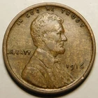 1916 P Lincoln Wheat Cent Penny VF-EF  Actual Coin Pictured