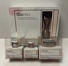 GloPro Facial Microneedling Tool Set with 6 Attachments 3 NEW Body Face Eye READ
