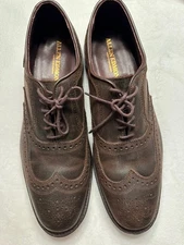 Men’s Allen Edmonds Mc Tavish Oxford Shoes Cap Toe Size 14D~Brown~ EEUC