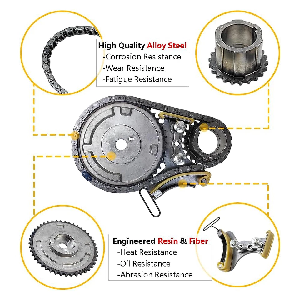 5.3 6.0 6.2L Timing Chain Kit For CHEVROLET CORVETTE 07-13 SILVERADO 1500 - Изображение 3 из 4