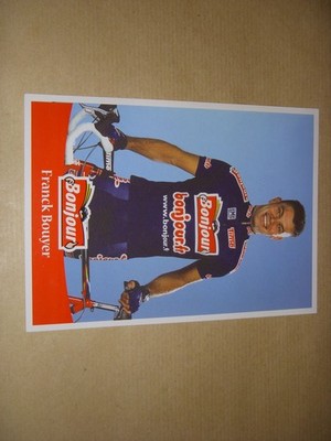 RADSPORT CP POSTKARTE TEAM HONJOUR 2001 Franck BOUYER