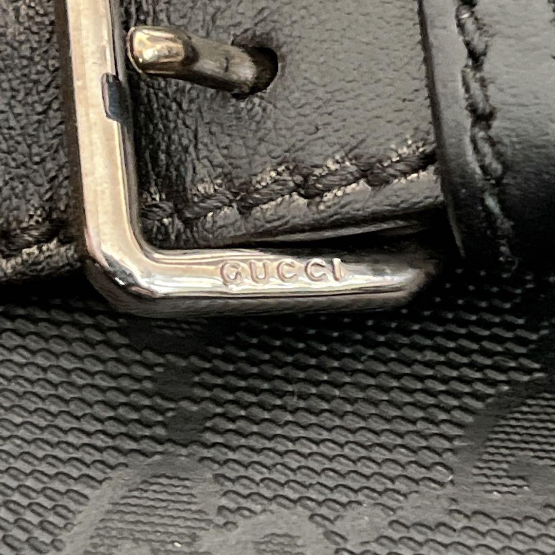GUCCI Implement Shoulder Bag Camera Bag Black PVC… - image 12