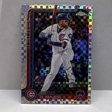 Topps 2025 Justin Turner #USC170 Chicago Cubs Chrome Update X-Fractor Single