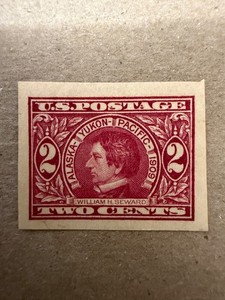 US Scott 371 Imperforate Alaska - Yukon - Pacific Expo issue 1909 MH