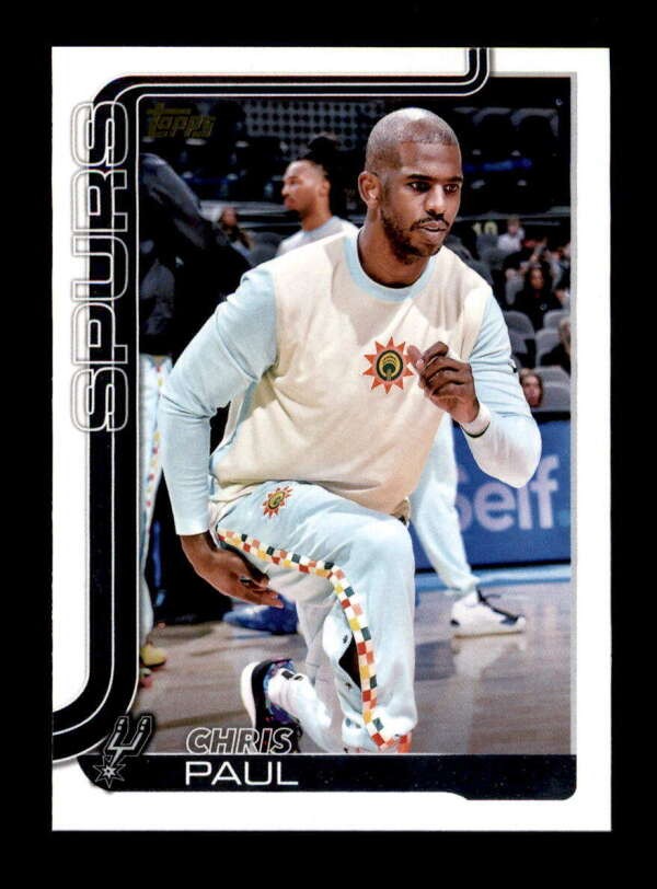 CHRIS PAUL 2025 TOPPS #198 GOLDEN MIRROR IMAGE VARIATION RARE SSP SP  T6641