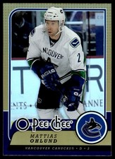 2008-09 O PEE CHEE METAL Mattias Ohlund Vancouver Canucks #374