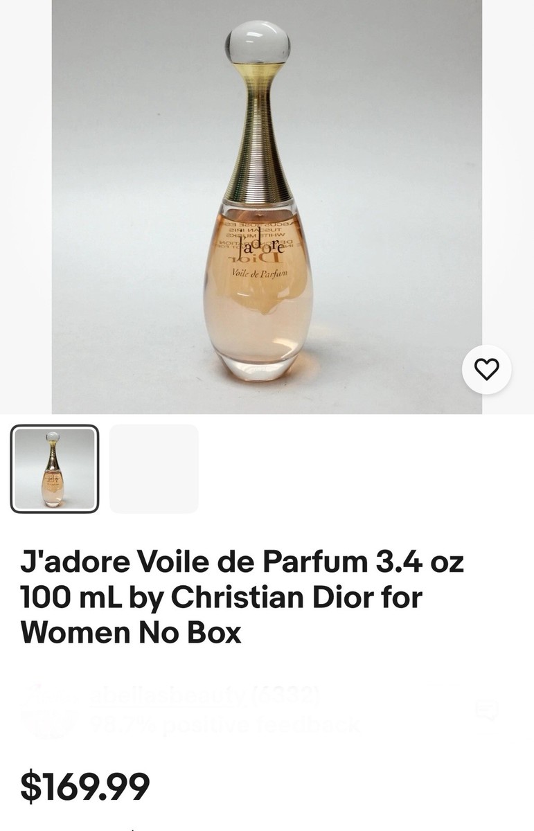 J'adore Voile de Parfum 3.4 oz 100 mL by Christian Dior for Women