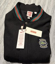 Supreme LACOSTE Wool Varsity Jacket Size Large Brand New