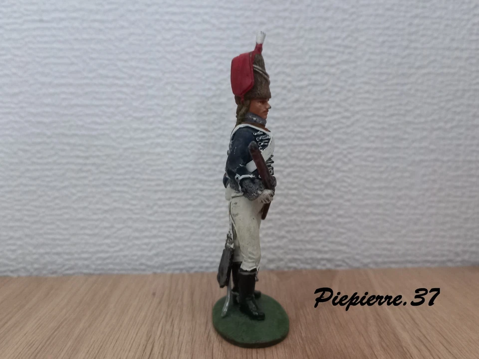 soldats de plomb 1er empire del prado - Dragon cavalerie lègère   + fascicule - Photo 3/4