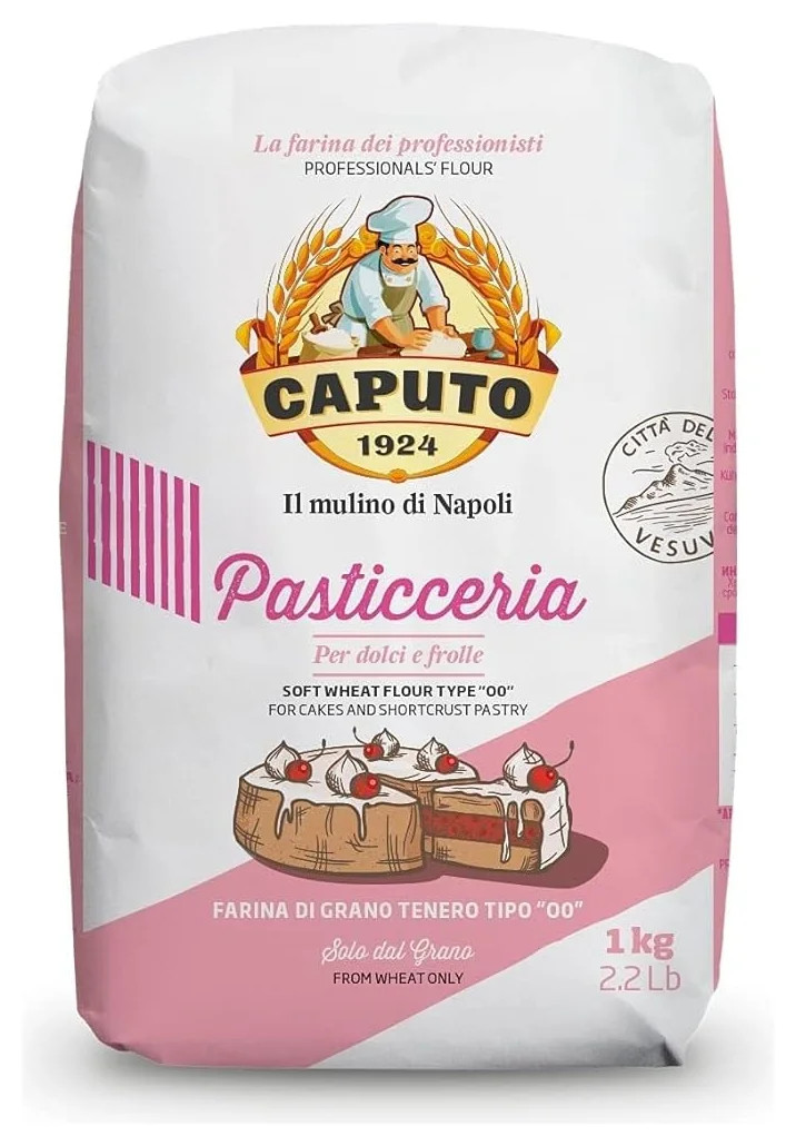 Caputo Pasticceria 00 Flour 1kg Authentic Italian Premium Pastry Baking