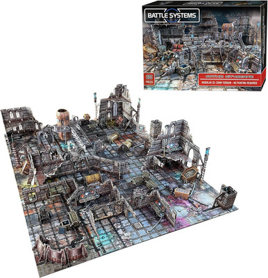 Modular 3D Sci-Fi Terrain for Wargaming - Gothic Cityscapes in Full Color