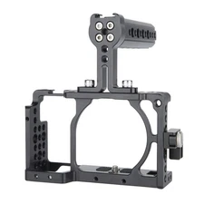 Camera Cage Kit for Sony A6400/ A6100/ A6300/ A6000, with Cheese Top Handle C...