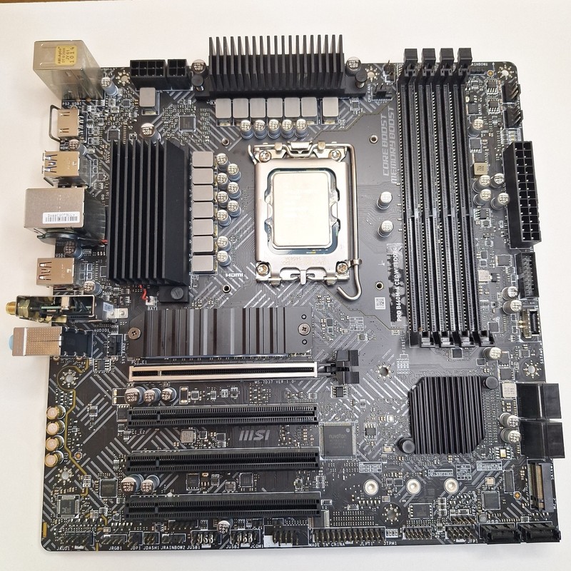 CPU INTEL + MSI PRO B660M-A CEC WIFI DDR4 Motherboard WITH  I7-12700F Included!