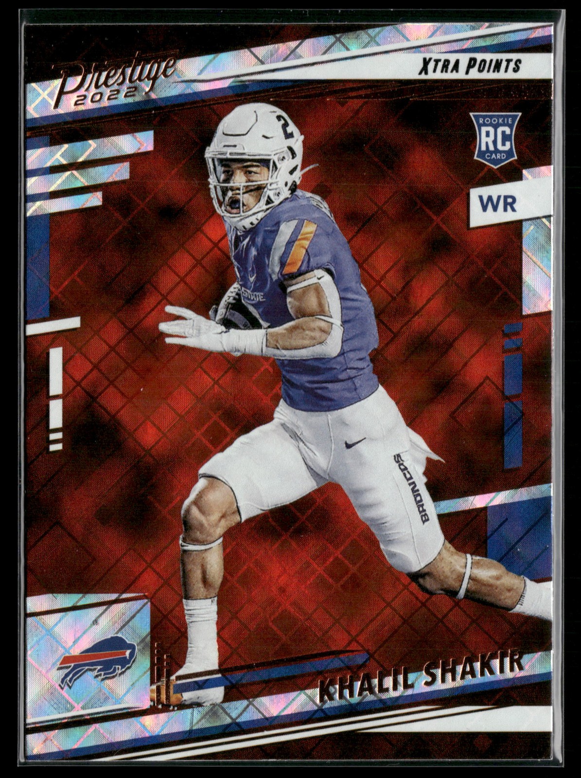 2022 Panini Prestige #330 Khalil Shakir Xtra Points Sunburst