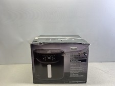 bella PRO - 8-qt. Touchscreen Air Fryer with Divided Basket - Matte Black -