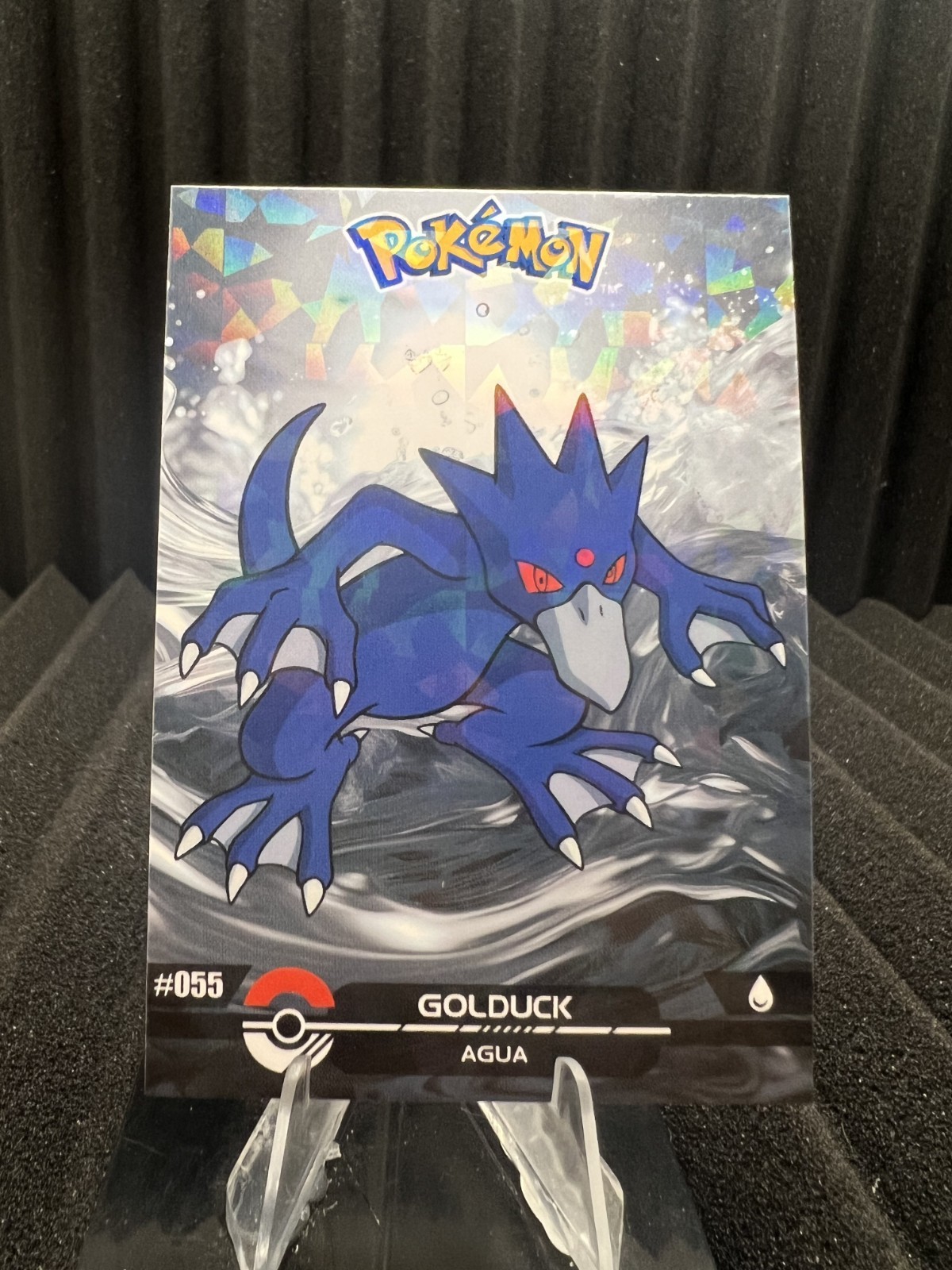 Golduck #55 - Cracked Ice Holo - Crystal Dark Black 2025 - Pokemon Card