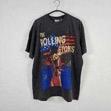 Vintage Bootleg 90 The Rolling Stones Concert Single Stitch T Shirt XL Rare New