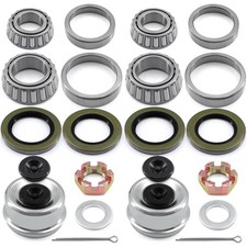  2 Sets 25580 14125A Boat Trailer Hub Wheel Axles Bearing Kits for 5200-7000...