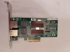 HP Gigabit Dual PORT GIGABIT ETHERNET PCIe NIC Card EXPI9402PT NC360T INTEL