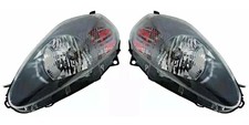 DEPO Scheinwerfer li + re schwarz Für FIAT ABARTH Grande Punto 05-15