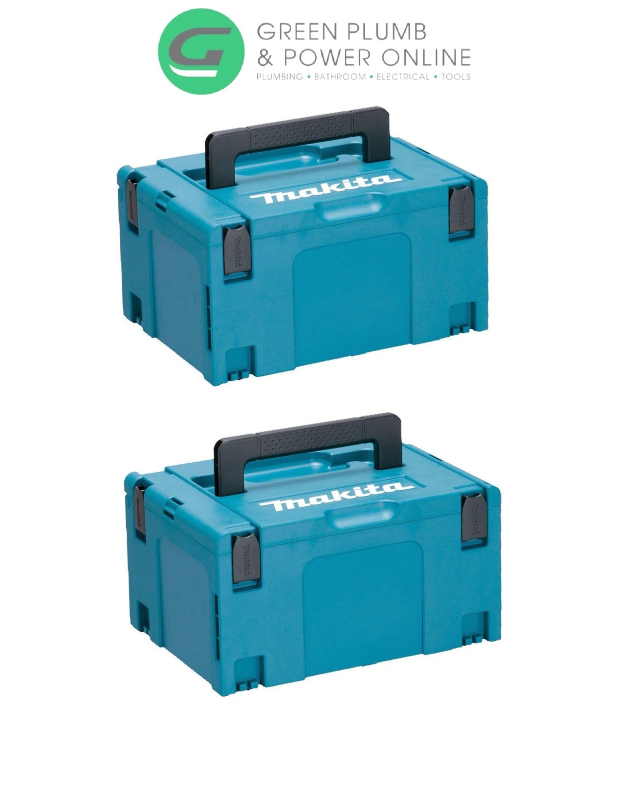 Makita 821551-8 MakPac Type 3 Stacking Connector Case *TWIN PACK*