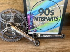 Vintage Cook’s Quality Products (CQP) pedivelle 176MM osso di cane nero BMX MTB