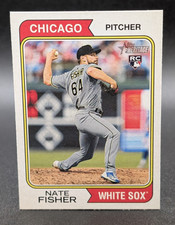 2023 Topps Heritage #352 Nate Fisher RC Chicago White Sox