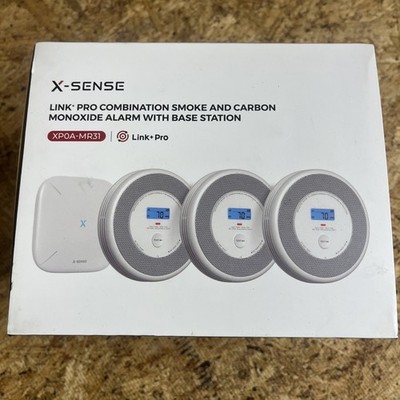 3-Pack X-Sense XP0A-MR31 Combo Detector Smoke & Carbon Monoxide w/ Base Station 