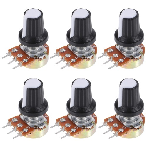 20 Pcs Ohm Adjustable Linear Taper Rotary Potentiometer with Knob - Bild 9 von 12