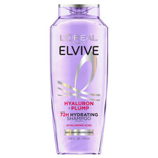 L'Oreal Paris Elvive Hyaluron Plump Hydrating Shampoo, 12.6 Fl Oz