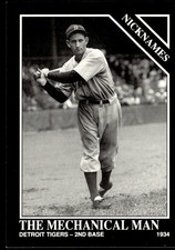 1992 Conlon Collection TSN Charlie Gehringer Detroit Tigers #553