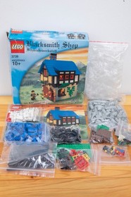 LEGO Castle 3739 My Own Creation Blacksmith Shop Very Good Condition with Box