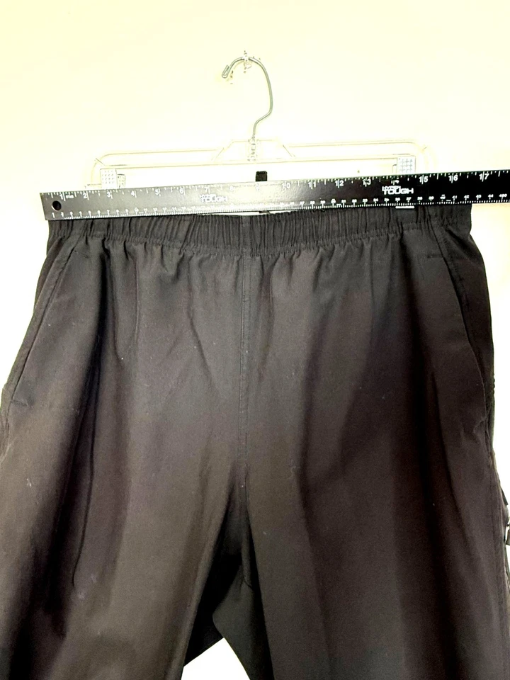 Pantalones cortos para hombre Free Country Micro Tech negros medianos Foto 4 de 4