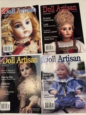 Doll Artisan Doll Makers Lot of Four Magazines 2001 Porcelain Dollmaking