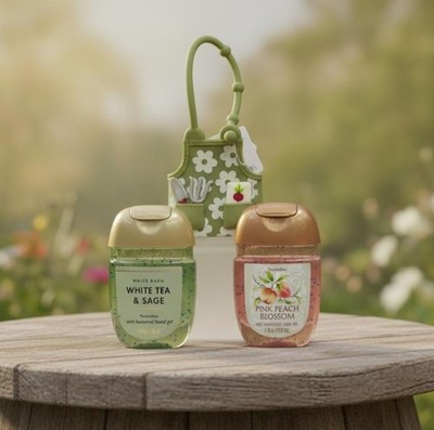 *New Release* Bath & Body Works Garden Apron Pocket Bac Holder W/ Sanitizer Set